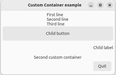 Custom Container