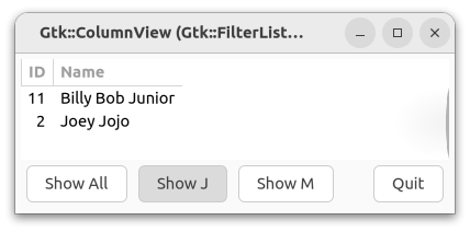 FilterListModel