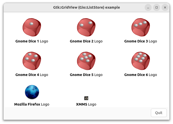 GridView